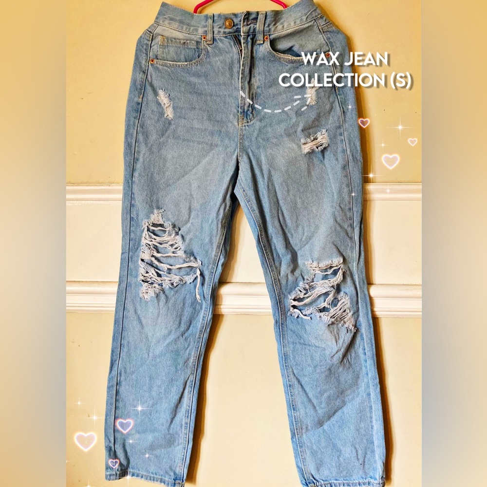 Wax Collection : Women's Skinny Distressed Jeans
